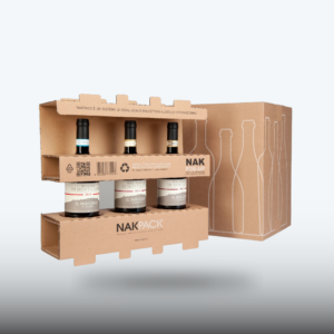 Cutie de carton pentru transport - 6 sticle